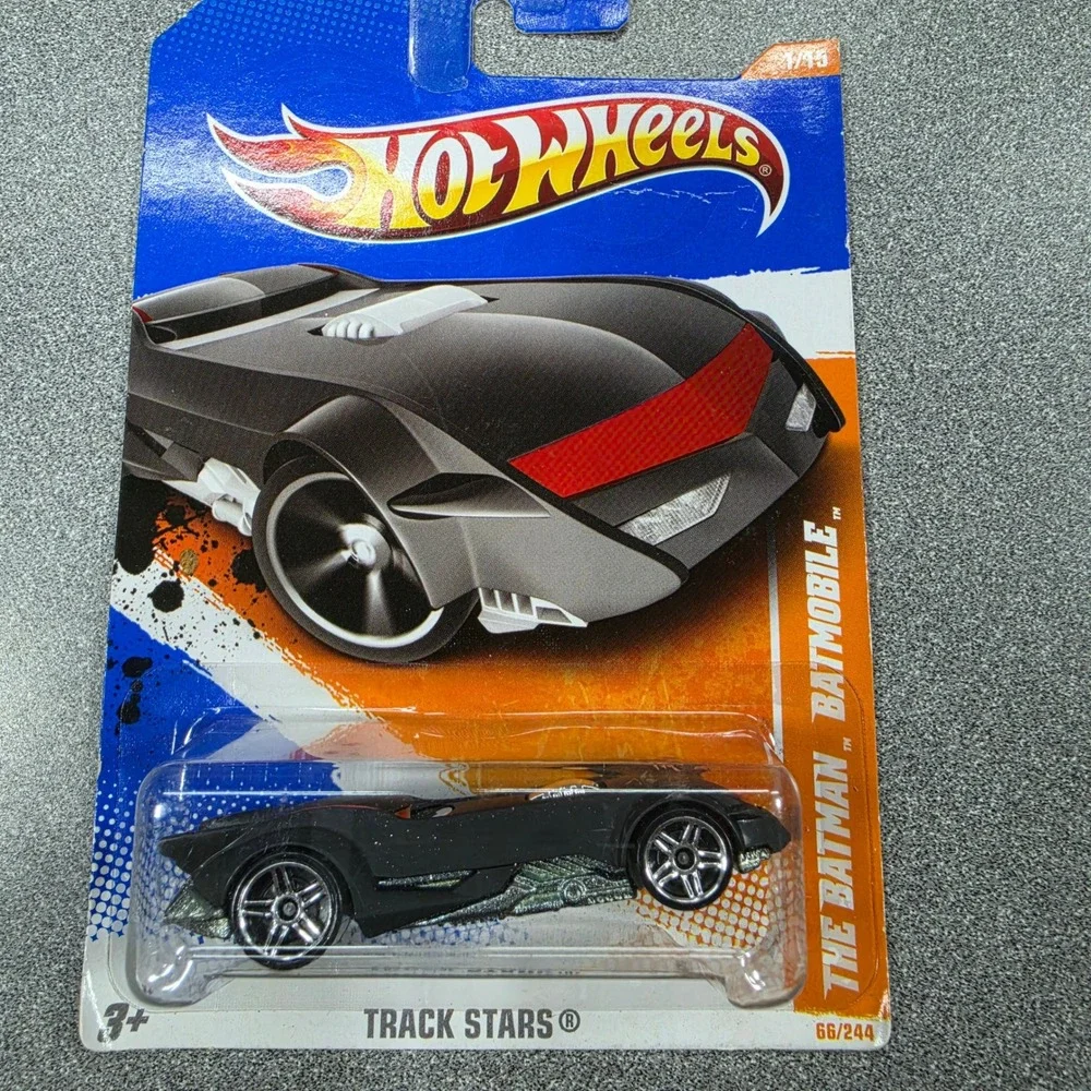 Hot Wheels Batmobile Lot 4pk Arkham Asylum The‎ Bat Track Stars Black NEW NIB